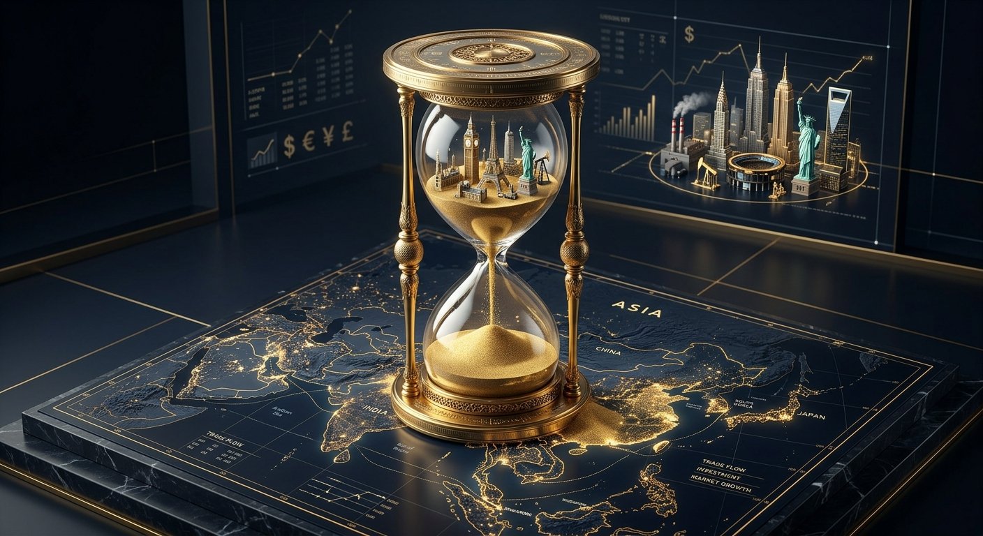 how global wealth has shifted over the last 50 years