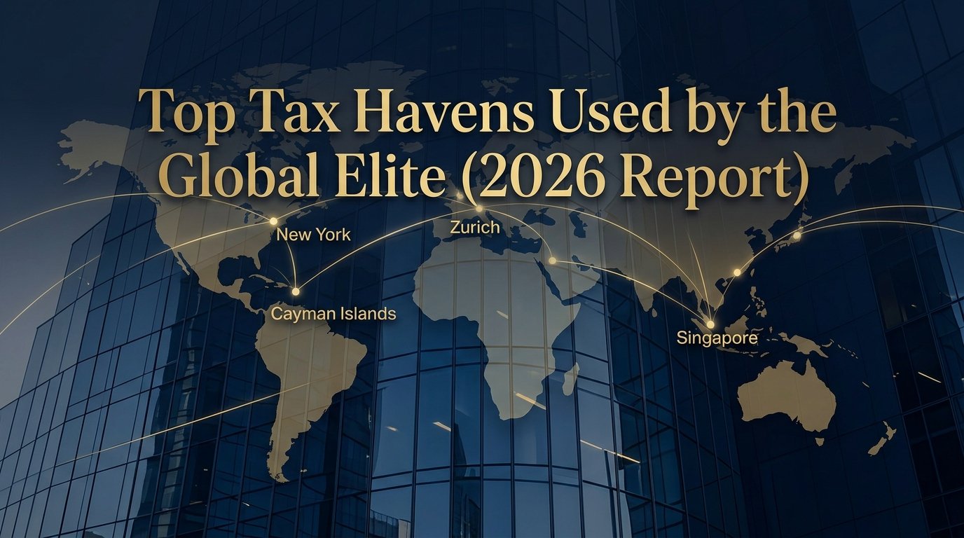 Top Tax Havens 2026 report global financial centers map